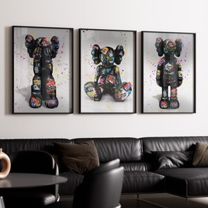 Louis Vuitton - Kaws - Walls Decor Acrylic, Metal or Canvas High Quality  Print