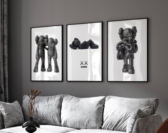 【2枚セット】KAWS ポスター yorkshire sculpture park KAWS - At This Time | 2016 Yorkshire Sculpture Park Poster