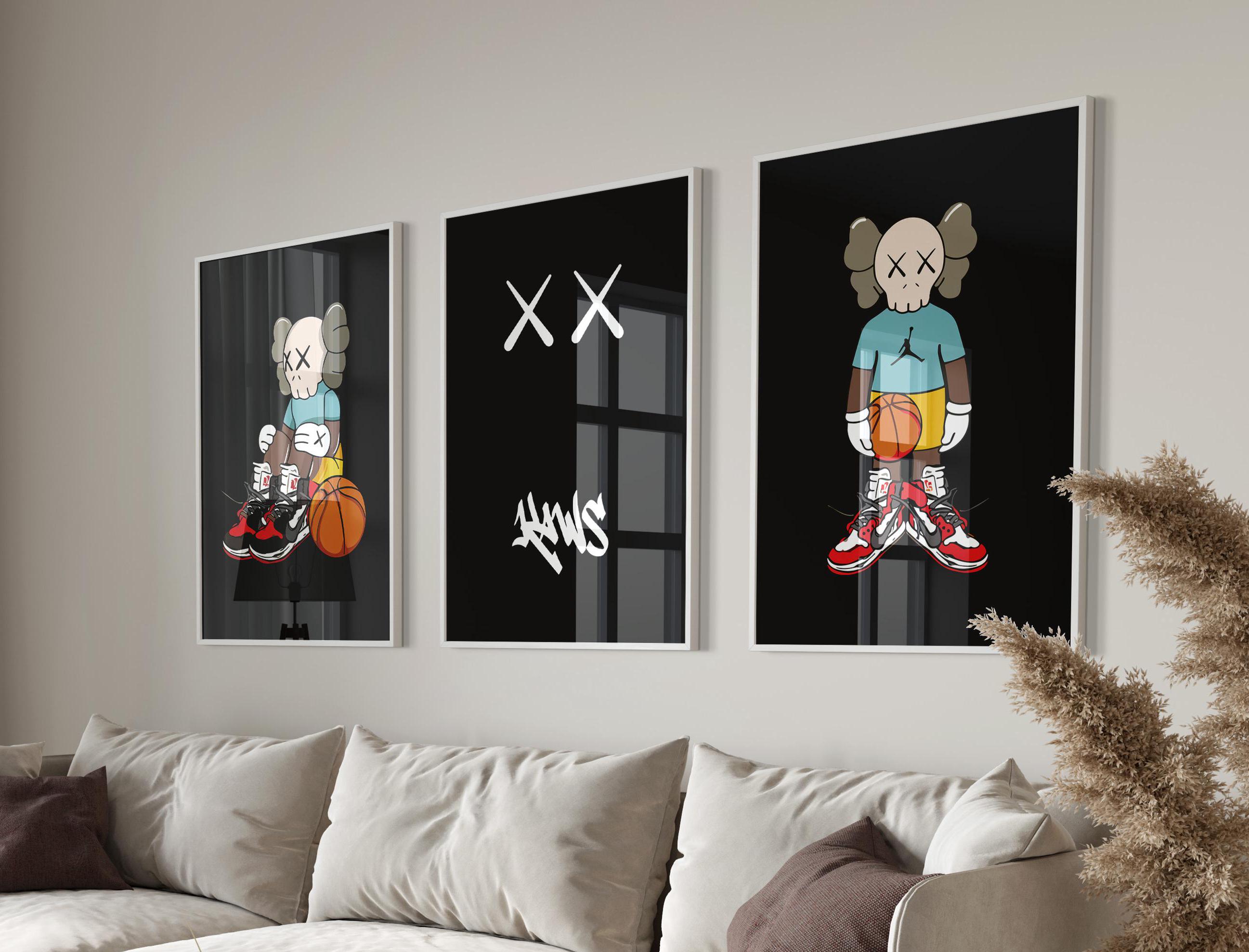 Kaws ポスター ポスターKAWS(カウズ)12 ベアブリック(A1サイズ)｜Yahoo