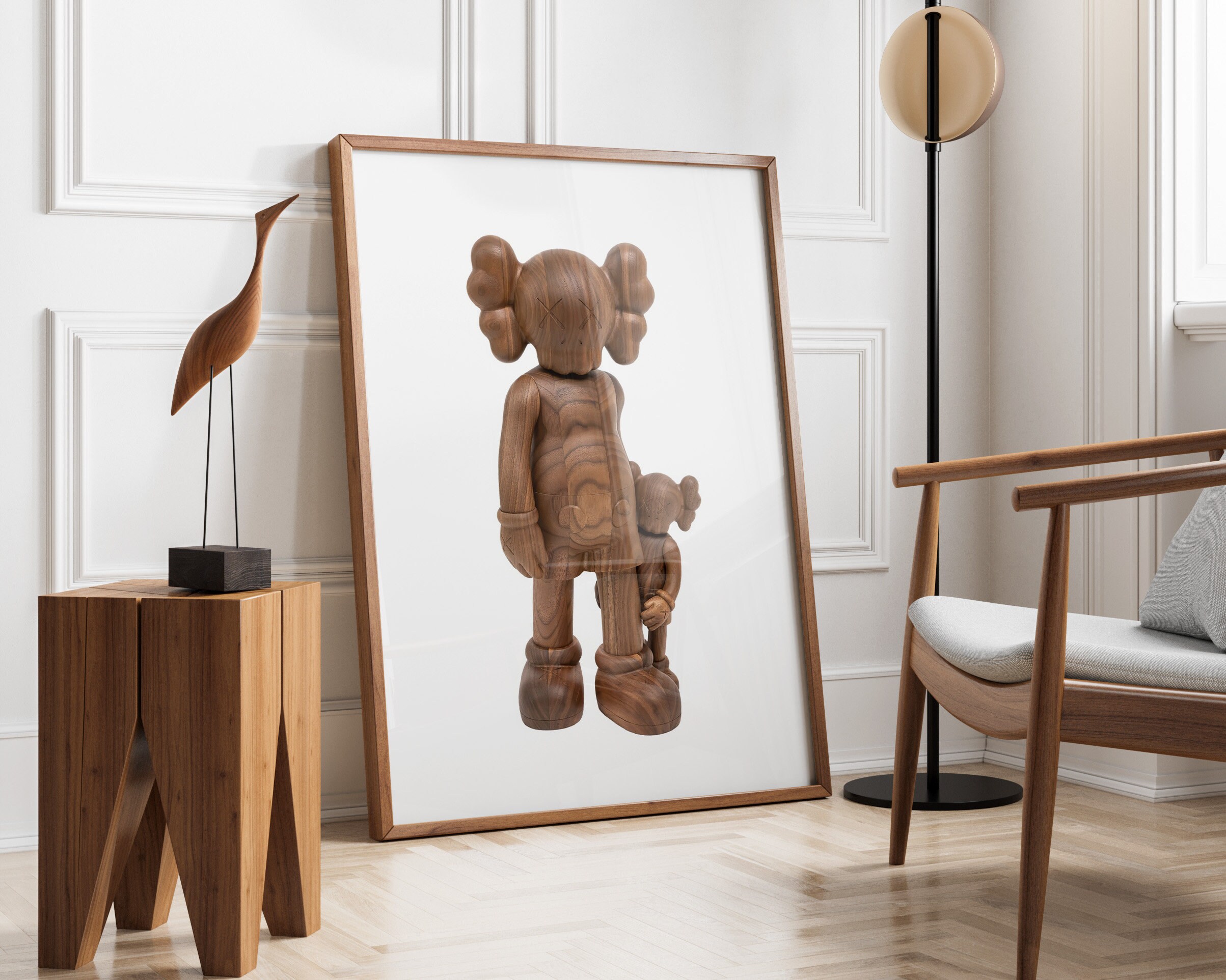 KAWS Poster Set of 3, Printables Minimalist Hypebeast Kaws