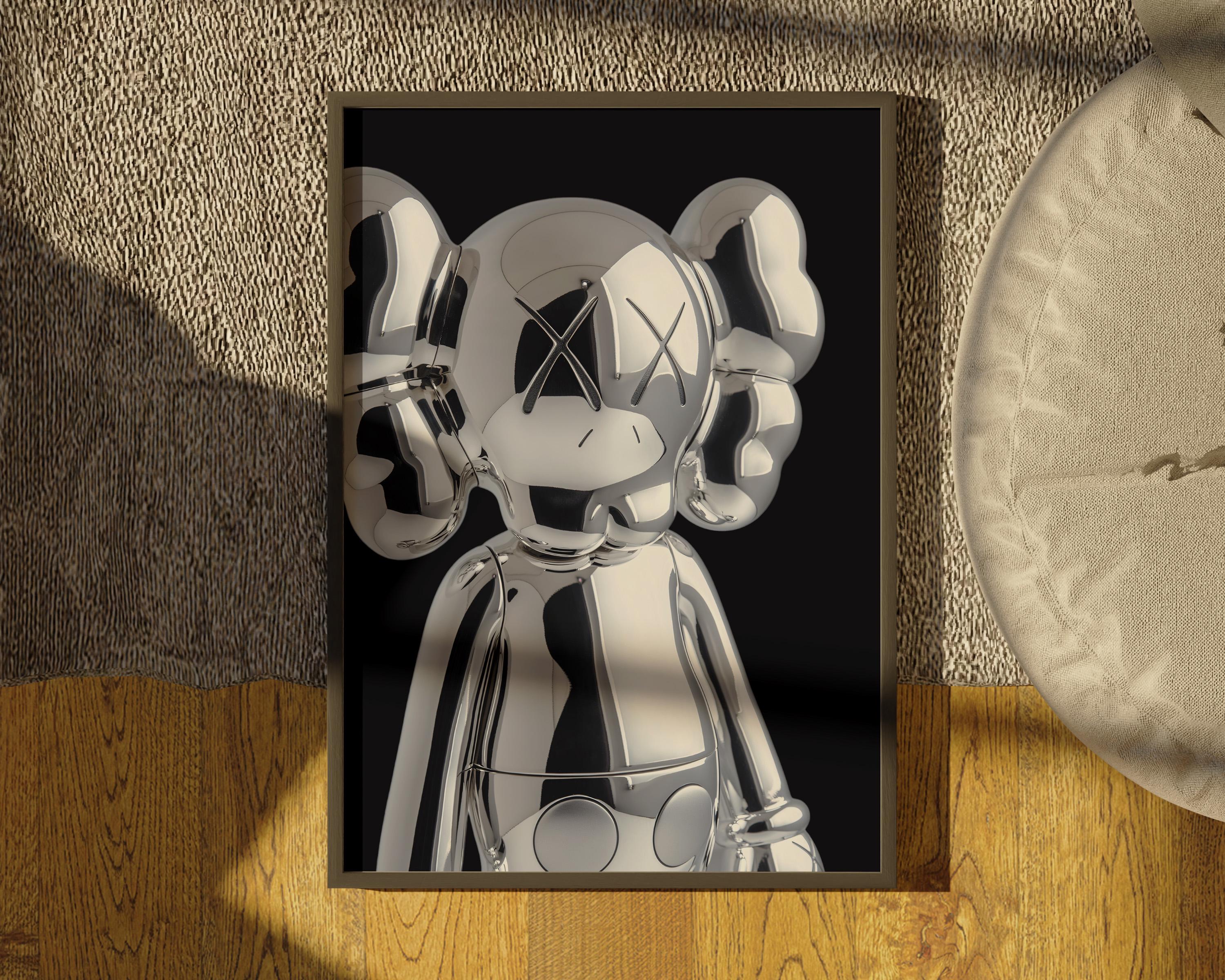 Kaws Poster, Kaws Print, Kaws Wall Art Kaws Poster Set of 3