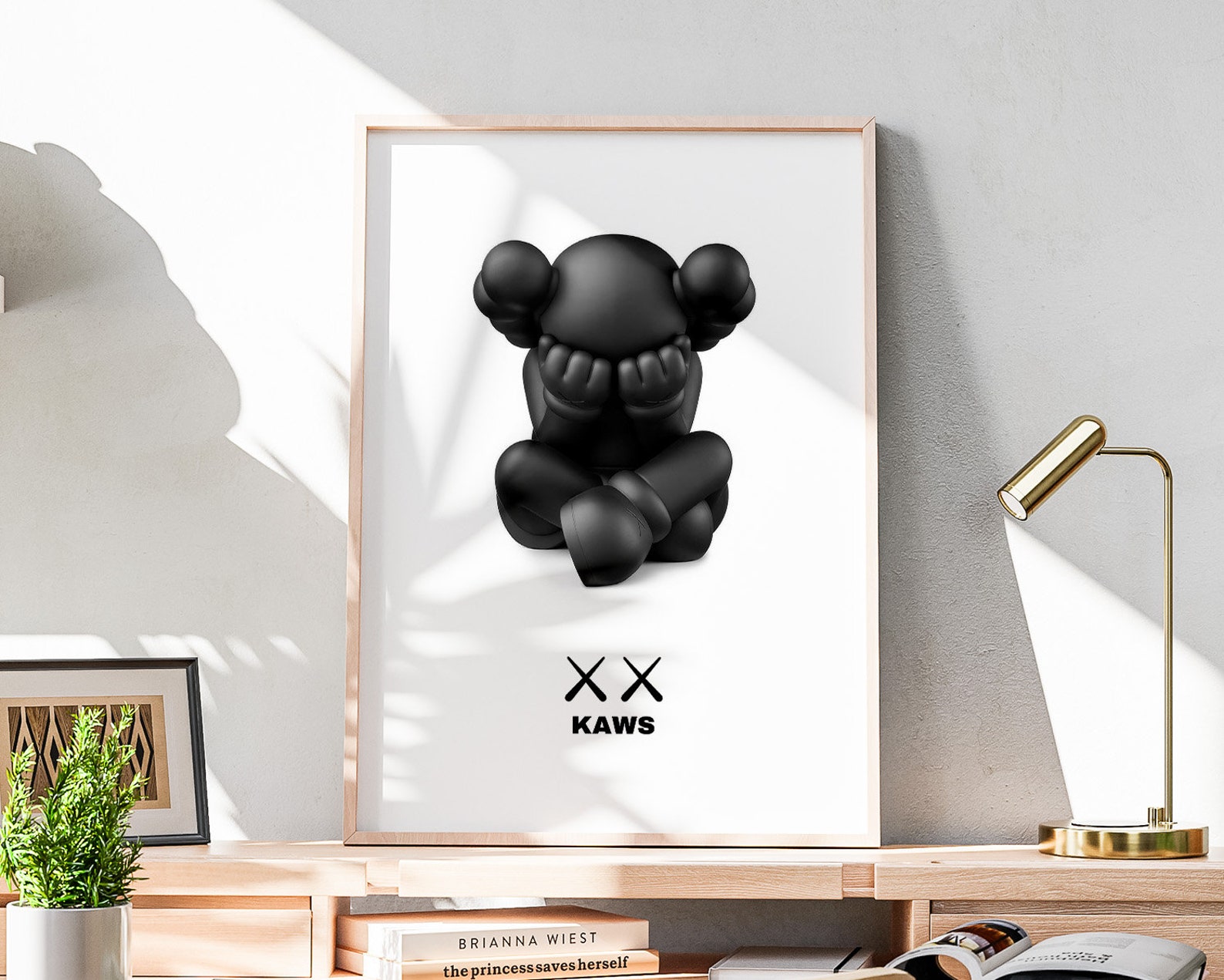 KAWS Poster Set of 3, Printables Minimalist Hypebeast Kaws Figure