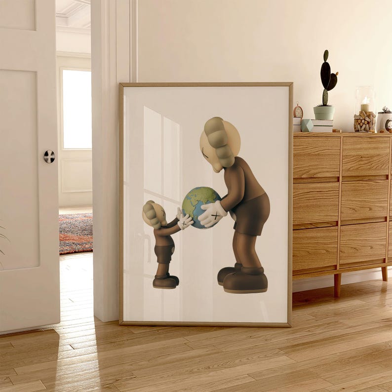 KAWS Poster Set of 3, Printables Minimalist Hypebeast Kaws Figure Poster, Kaws Poster Print, Kaws Wall Art, Graffiti Kaws, Digital Download image 8
