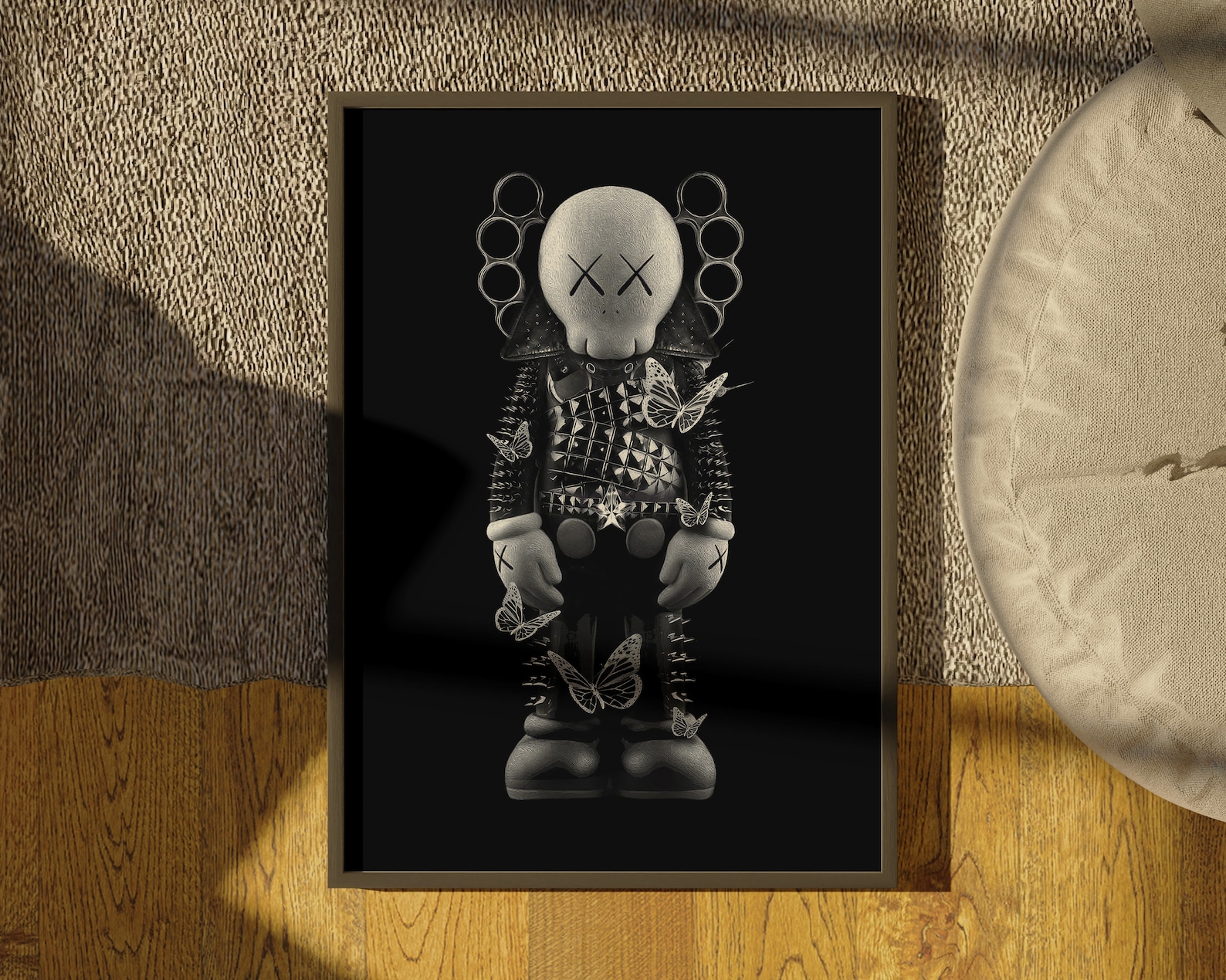 KAWS Poster Set of 3, Printables Minimalist Hypebeast Kaws Figure