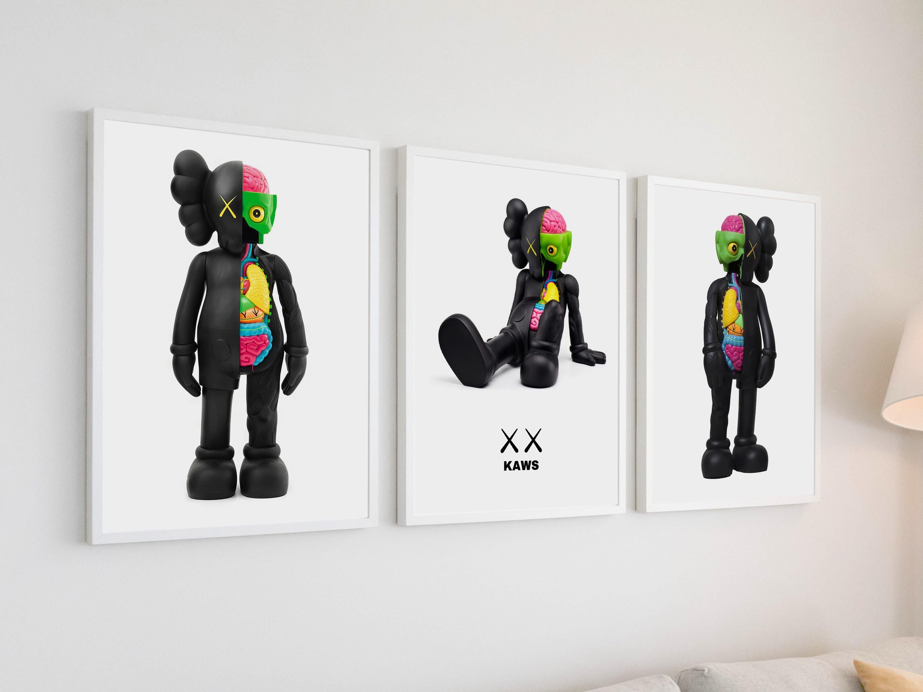 Kaws Skeleton - Etsy