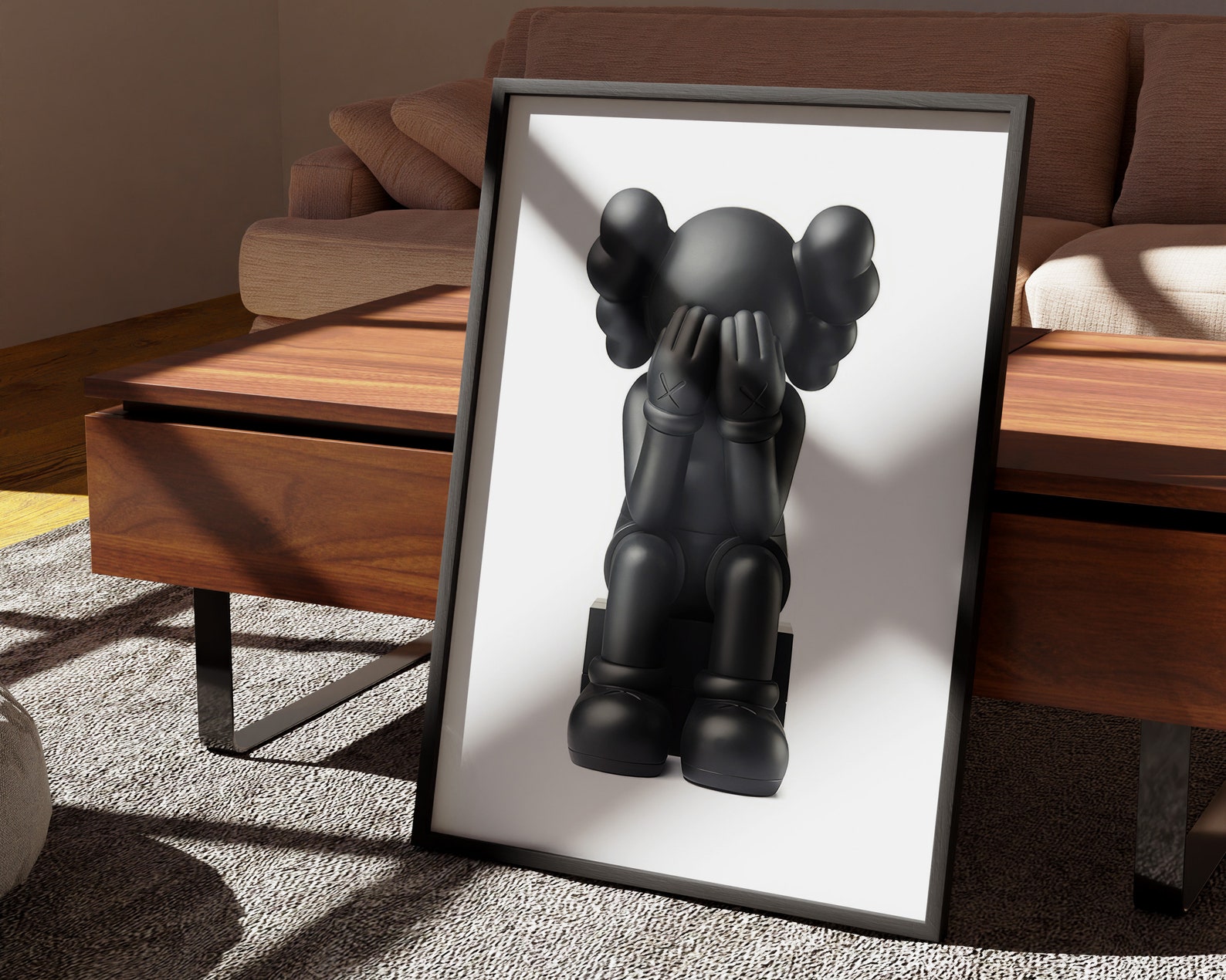KAWS Poster Set of 3, Printables Minimalist Hypebeast Kaws Figure