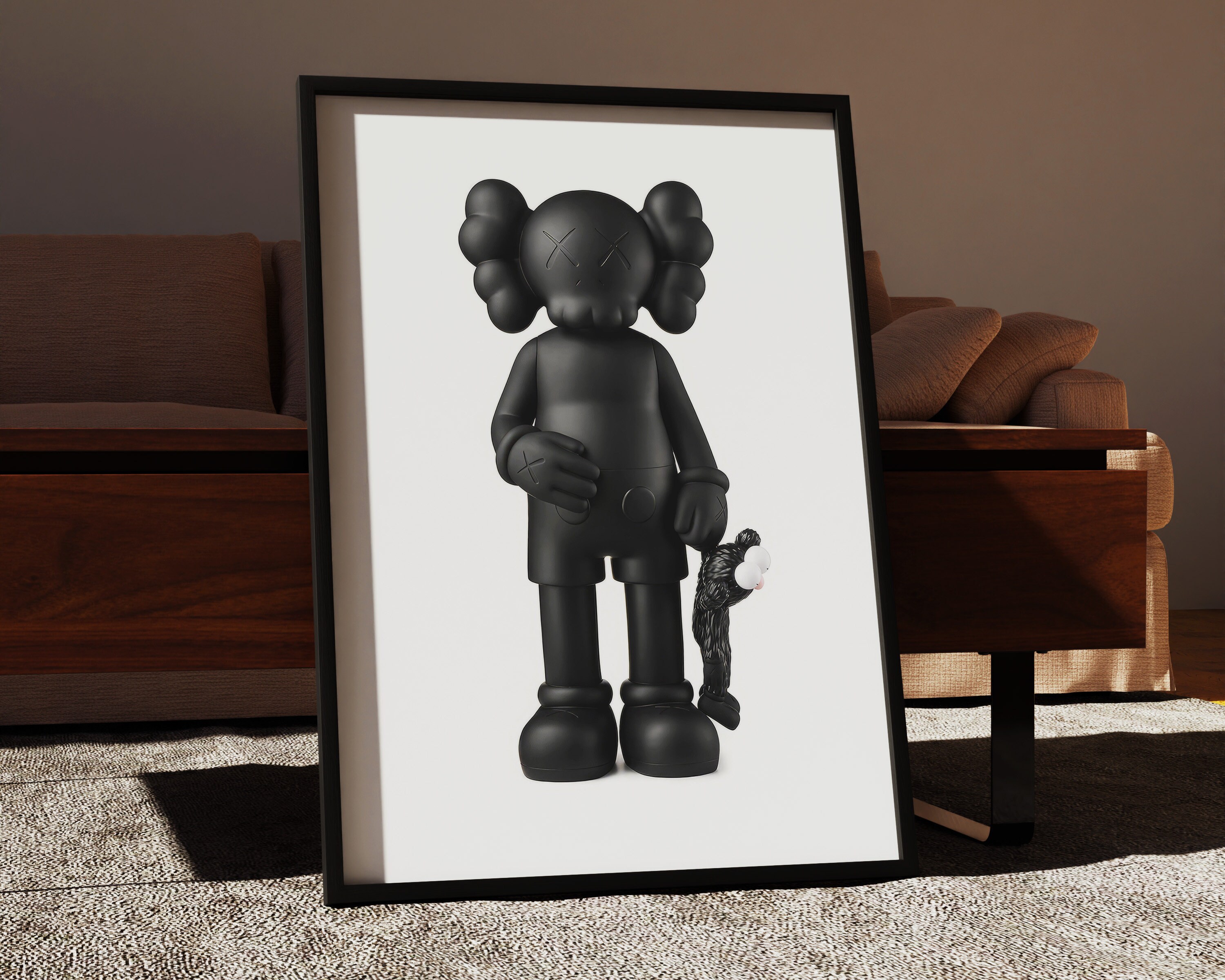 KAWS Poster Set of 3 Printables Minimalist Hypebeast Kaws - Etsy