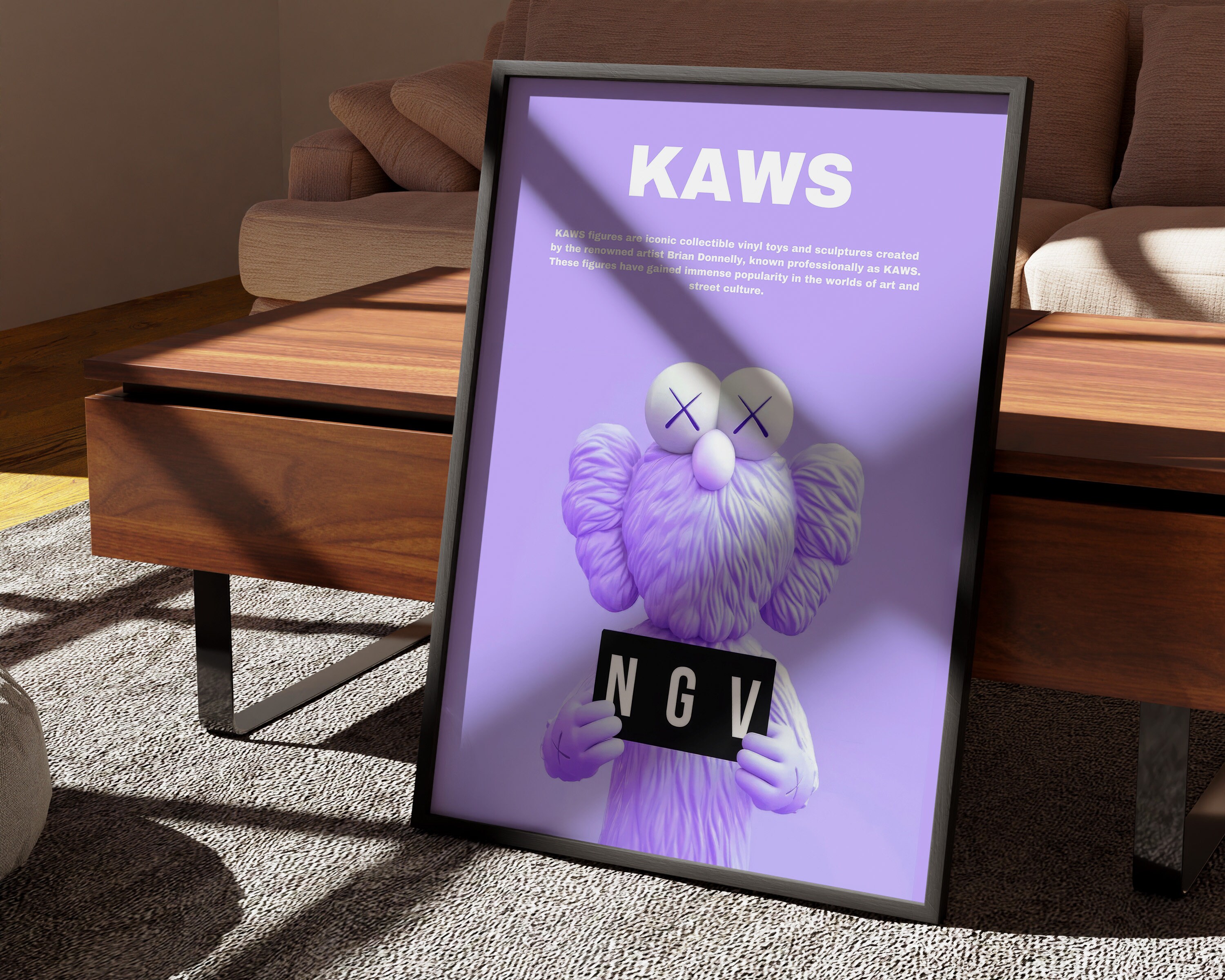 KAWS Poster Set of 3, Printables Minimalist Hypebeast Kaws Figure ...