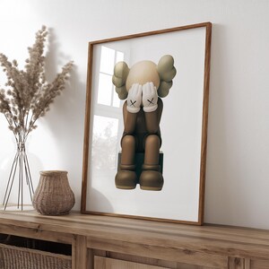 KAWS Poster Set of 3, Printables Minimalist Hypebeast Kaws Figure Poster, Kaws Poster Print, Kaws Wall Art, Graffiti Kaws, Digital Download image 7