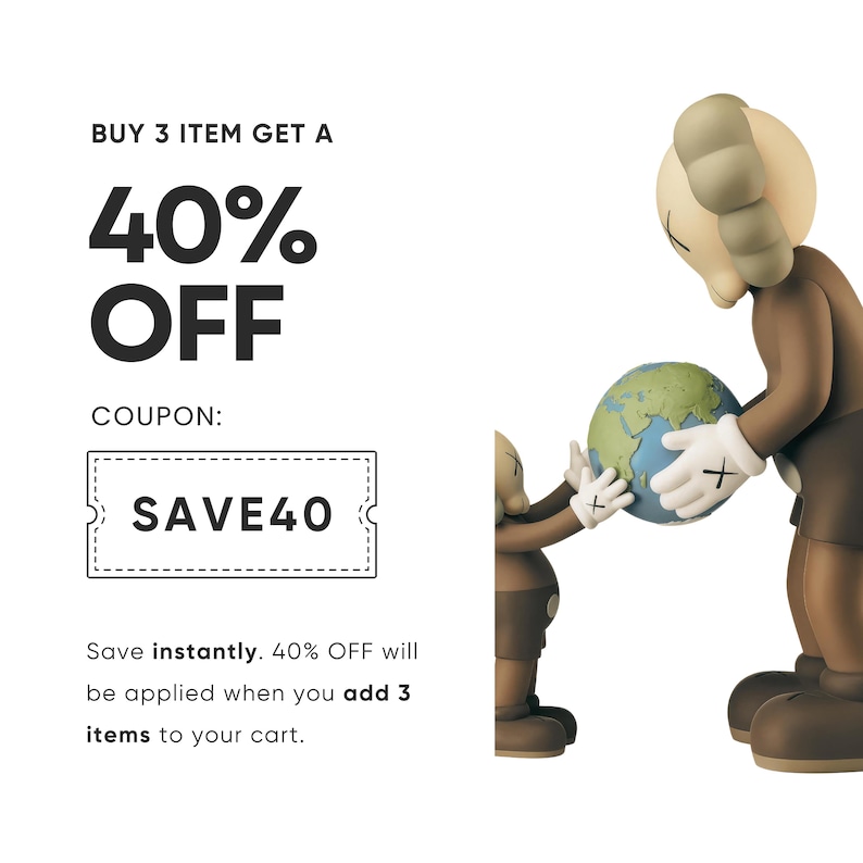 KAWS Poster Set of 3, Printables Minimalist Hypebeast Kaws Figure Poster, Kaws Poster Print, Kaws Wall Art, Graffiti Kaws, Digital Download image 4