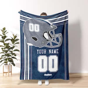 Dallas Football Vintage Style Personalized Blanket,Dallas Football Blanket,Cowboy Blanket,Dallas Blanket,Dallas Fans Gift FVB1