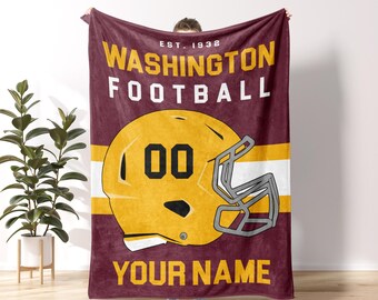 Washington Football Personalized Blanket,washington Blanket - Main Image