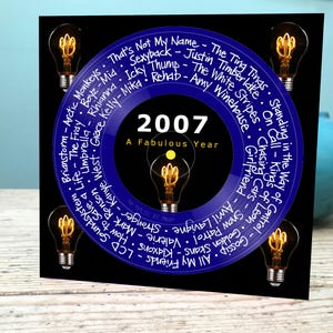 Carte 18e anniversaire / Carte 2007 / Carte musique 2007 / Carte musique XVIIIe