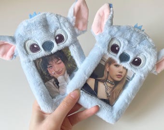 Porta tarjetas fotográficas con personajes de peluche