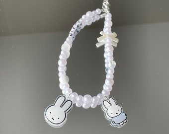 Miffy Inspired Phone Strap