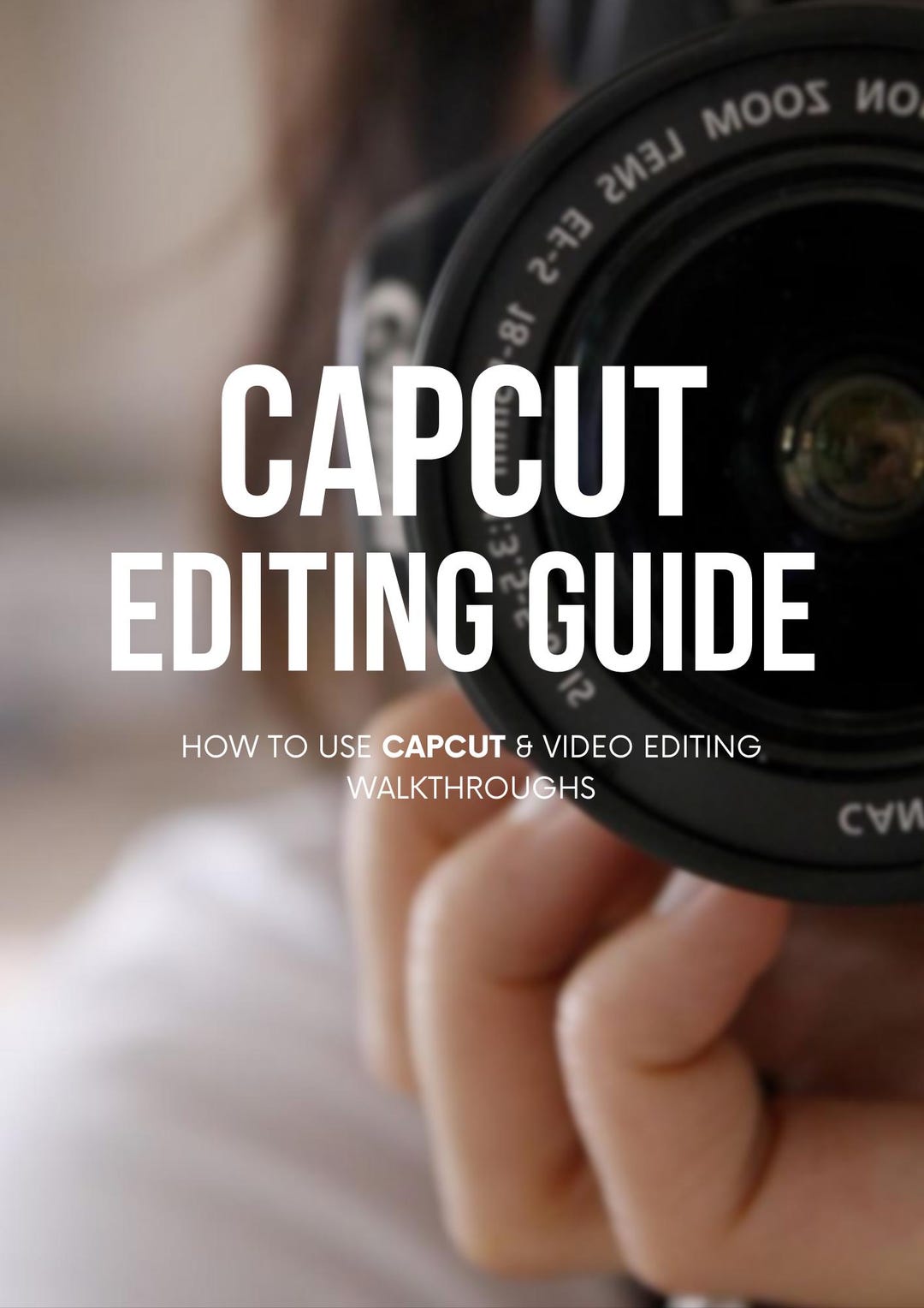 Capcut Editing Guide: Video Tutorials for Tiktok & Youtube (PDF) - Etsy