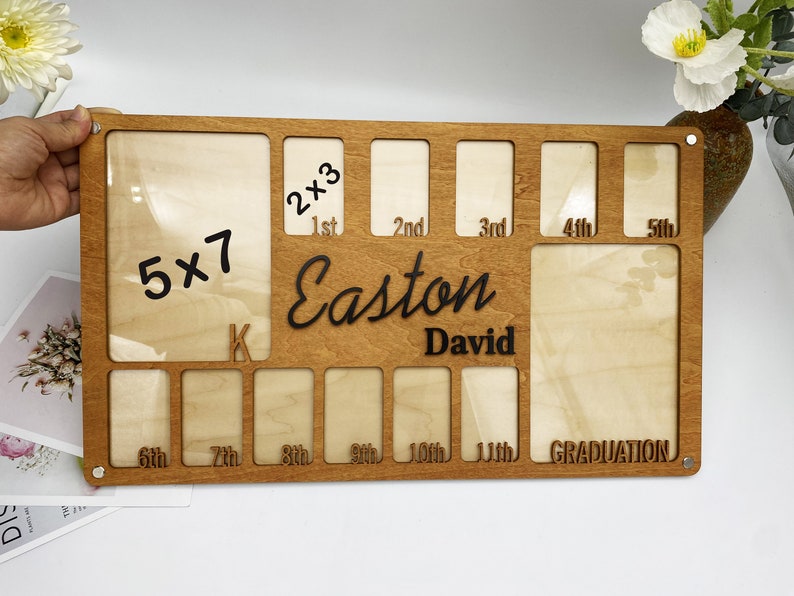Personalized School Years Photo Frame | Graduation Gift - Etsy