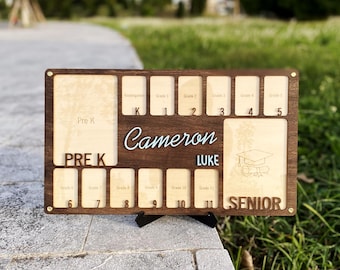 Personalized School Years Photo Frame | Graduation Gift