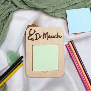 Personalized Doctor Memo Pad Holder | Custom Memo Pad Holder | Doctor Appreciation Gifts | Doctor Appreciation Gifts