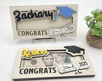 Personalized Graduation Money Holder | Class of 2025 Gift