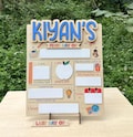 Custom First Day Of School Sign| Last Day of School Sign| 1st Day of School Board| Preschool Back To School Dry Erase Sign| Custom Name Sign