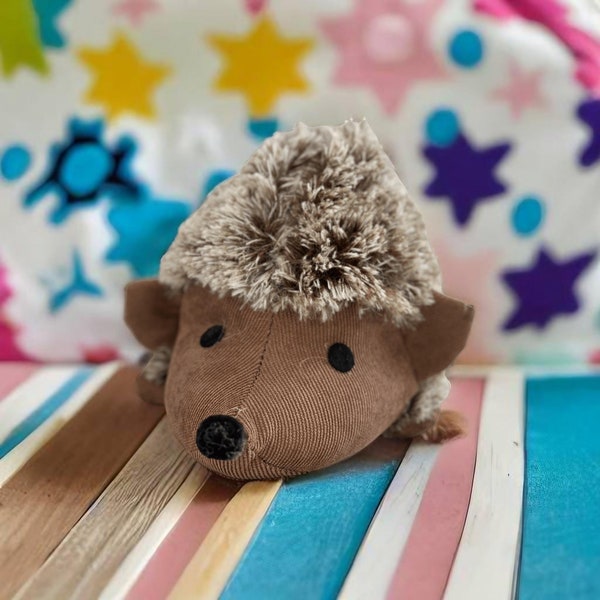 Handmade hedgehog door stop Indoor 27cmLx 19cm W x 14cm H