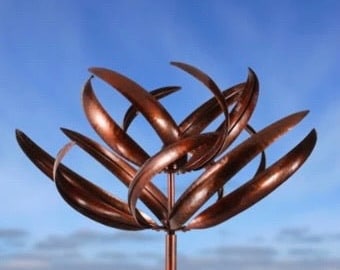 Bronze Burghley garden windspinner