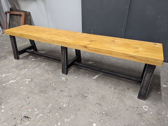 Vintage wooden bench, available in various lengths