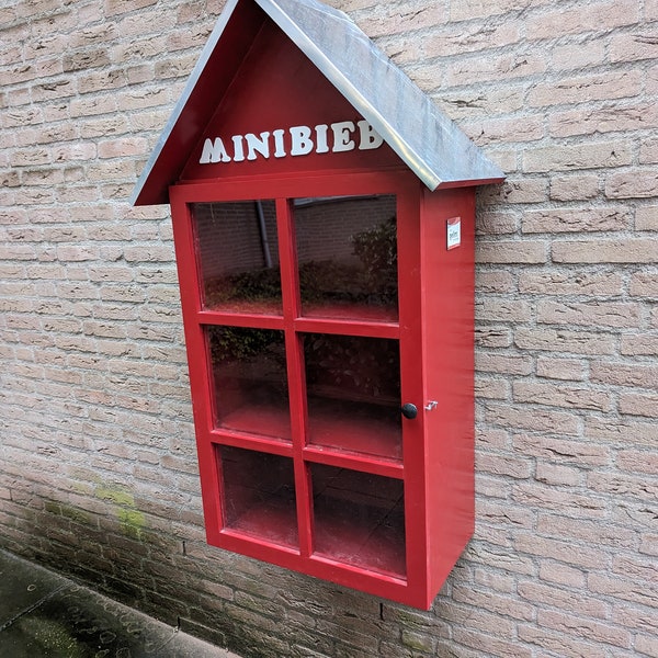 Mini meuble bibliothèque, pour montage mural, pour usage intérieur et extérieur