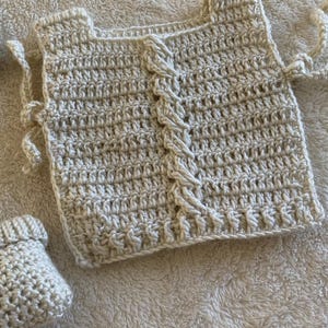 Crochet vest pattern - PDF in Spanish + step-by-step videos