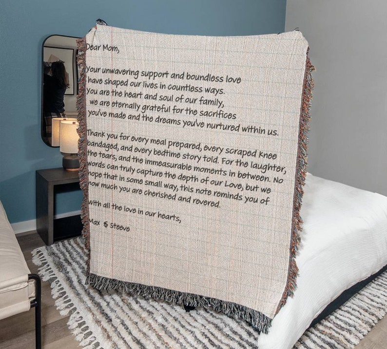 Personalized Blanket For Mom,custom Picture Blanket