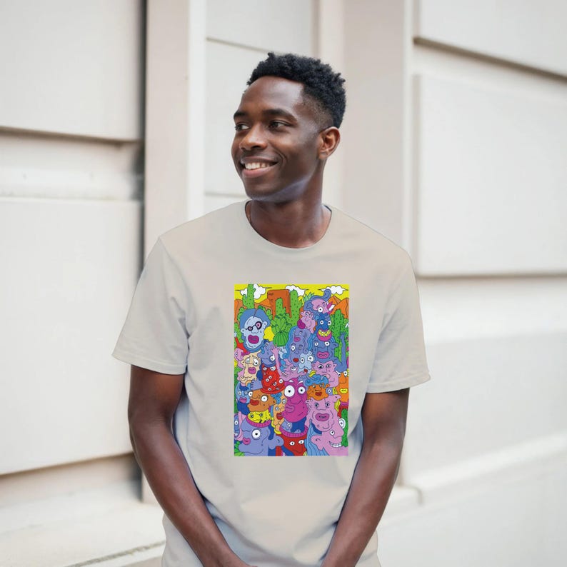 Burning Man by Hot Toasty - T-shirt ras du cou unisexe classique | Gildan® 64000 image 6