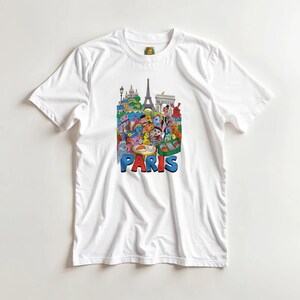 Paris Love - Heavyweight Unisex Crewneck T-shirt | Gildan® 5000 image 6