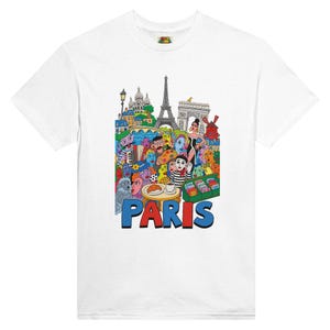 Paris Love - Heavyweight Unisex Crewneck T-shirt | Gildan® 5000 image 10