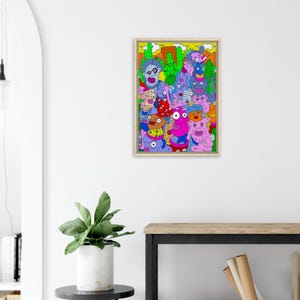 Too Hot to Exist – Desert Meltdown | Hot.Toasty Art Framed Canvas 50x70 cm / 20x28″ image 3
