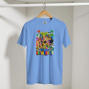 Los Angeles by Hot Toasty Classic Unisex Crewneck T-shirt | Gildan® 64000 Carolina Blue