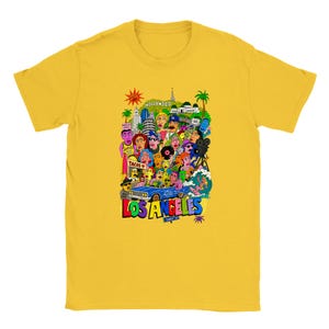 Los Angeles by Hot Toasty Classic Unisex Crewneck T-shirt | Gildan® 64000 image 1