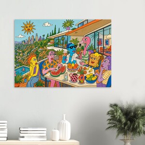 Brunch in the Hills - klassieke semi-glanzende papieren poster 70 x 100 cm / 28 x 40″ afbeelding 4