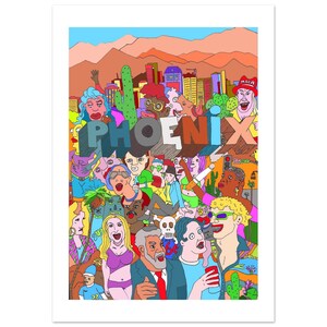 Phoenix Desert Meme Art image 1