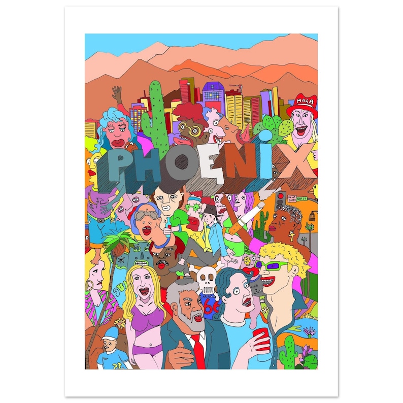 Phoenix Desert Meme Art image 1