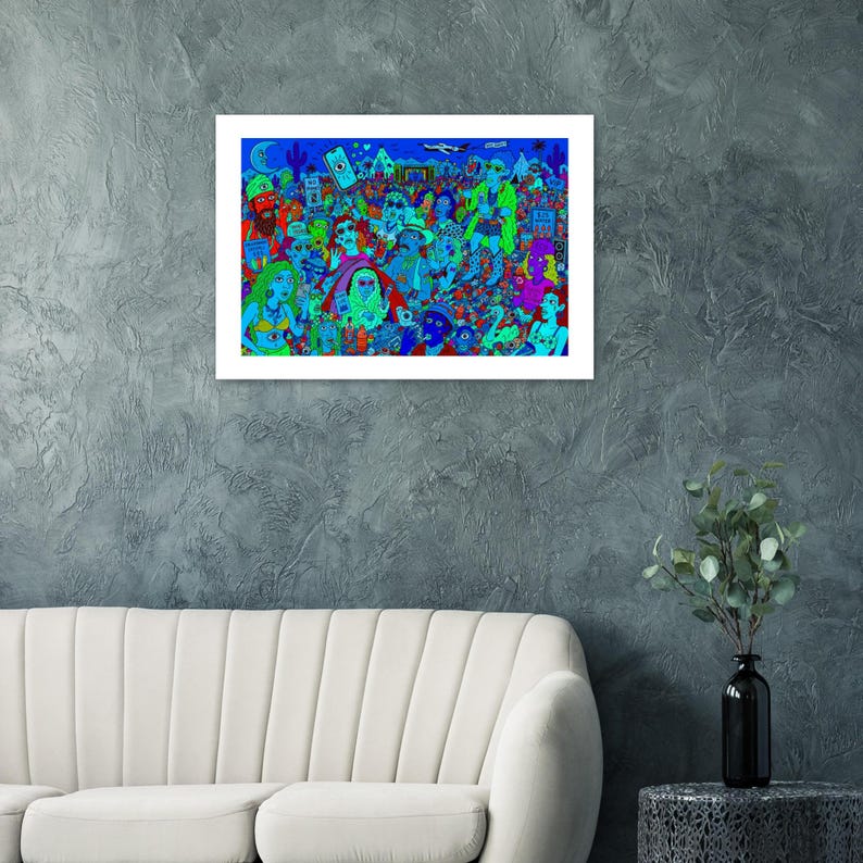 Coachella By night - Fine Art Poster 70x100 cm / 28x40″ image 6