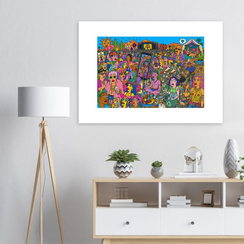 Coachella week 1 - :) Premium Matte Paper Poster A0 (84.1 x 118.9 cm) image 3