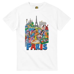 Paris Love - Heavyweight Unisex Crewneck T-shirt | Gildan® 5000 image 1