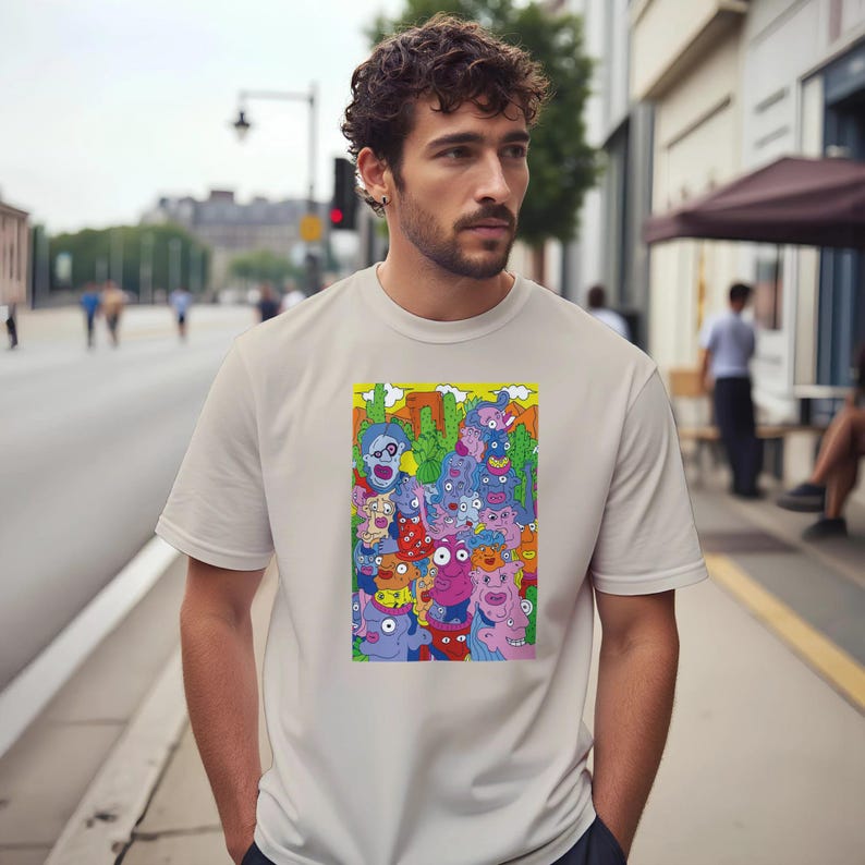 Burning Man by Hot Toasty - T-shirt ras du cou unisexe classique | Gildan® 64000 image 3
