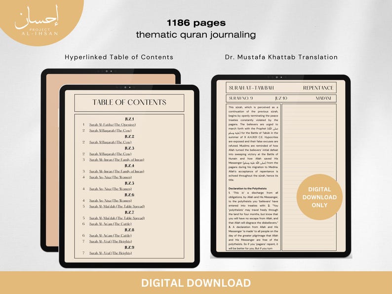 Koran-Zeitschrift Juz 1-30 – Englische thematische digitale Zeitschrift (PDF) Bild 5