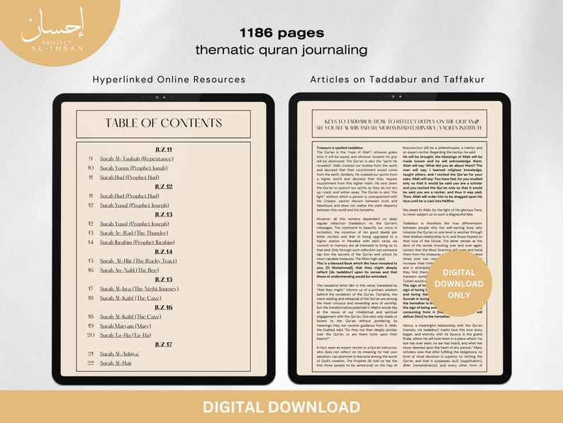 Koran-Zeitschrift Juz 1-30 – Englische thematische digitale Zeitschrift (PDF) Bild 7