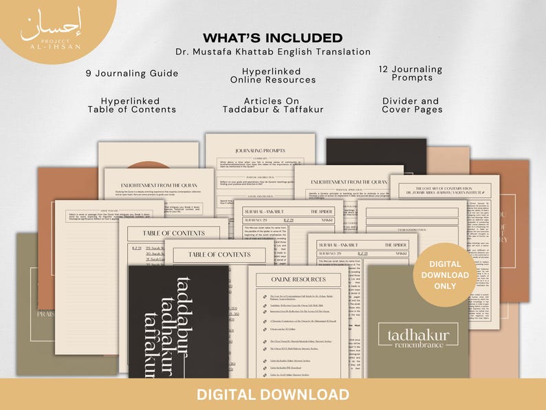 Koran-Zeitschrift Juz 1-30 – Englische thematische digitale Zeitschrift (PDF) Bild 2