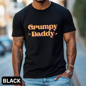 Grumpy Daddy Herr T-shirt Rolig Grumpy T-shirt Gåva För Pappa Far T-shirt Pappa Humor Topp