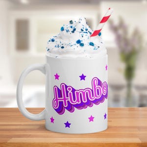 Funny Gay Mug Himbo Coffee Cup For Bimbo Men Camp Pink Ceramic Mug For Queer Boys Funny Gift For Twink Retro Slogan For LGBT Men