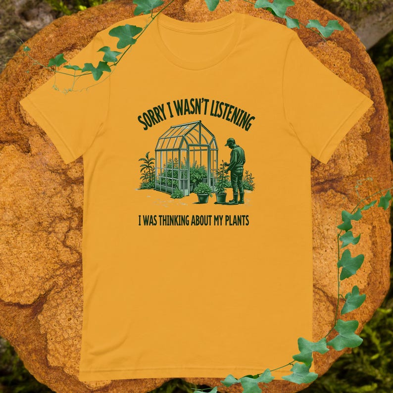 Funny Plant Dad Shirt Mens Gardening Tshirt Plant Enthusiast T-shirt Mens Gift For Gardener Funny Greenhouse Tee